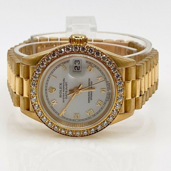 PRISTINE! LADIES ROLEX 3 CT VS DIAMOND!! WOW!! - Picture 1 of 5